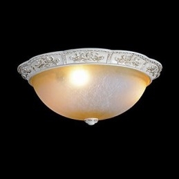 Bianco Montaggio a filo Giallo chiaro Vetro bianco Resina Modello Intaglio Classico europeo