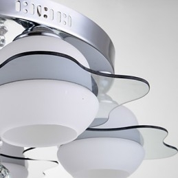 Moderna plafoniera a filo 3 luci contemporanea in metallo
