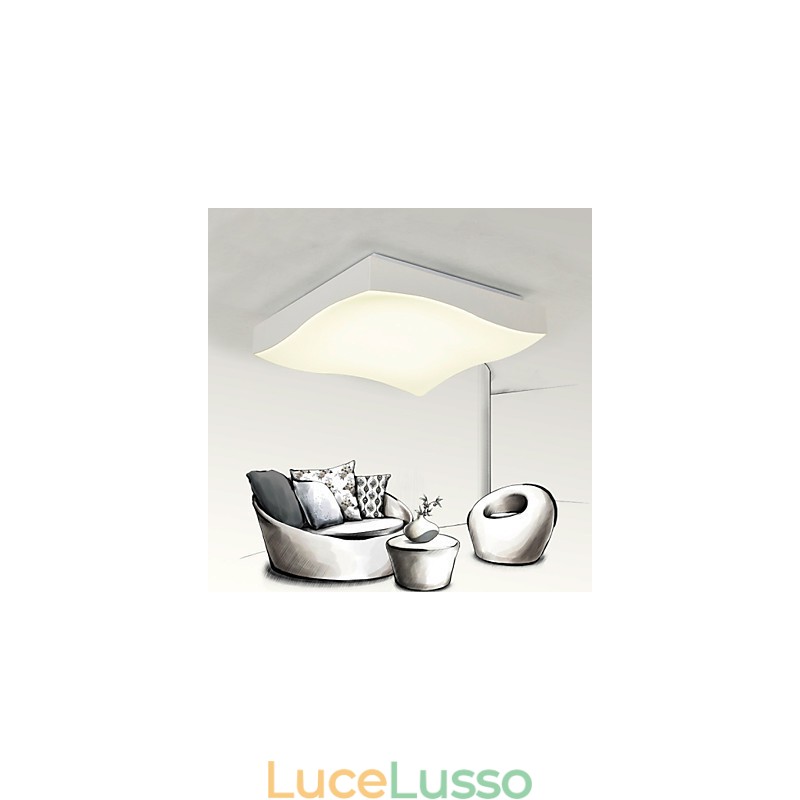 Lampada da soffitto 1 luce moderna semplice artistica
