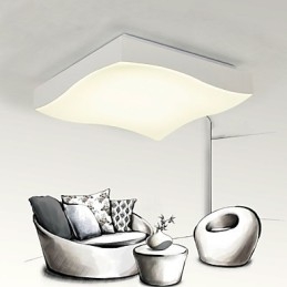 Lampada da soffitto 1 luce moderna semplice artistica