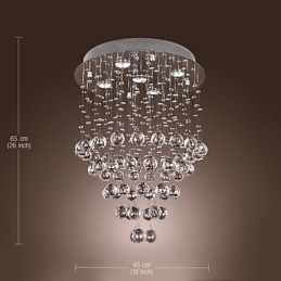 Lampadario di cristallo con 5 luci Design (K9 Crystal)