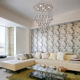 Lampadario di cristallo con 5 luci Design (K9 Crystal)