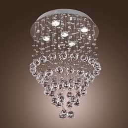 Lampadario di cristallo con 5 luci Design (K9 Crystal)