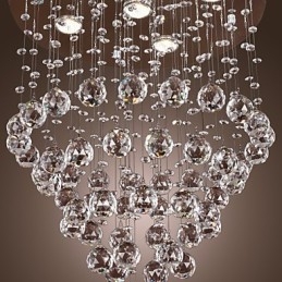 Lampadario di cristallo con 5 luci Design (K9 Crystal)
