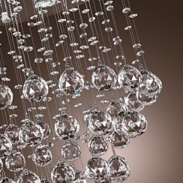 Lampadario di cristallo con 5 luci Design (K9 Crystal)