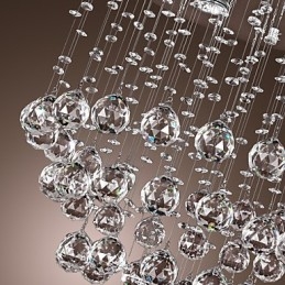 Lampadario di cristallo con 5 luci Design (K9 Crystal)