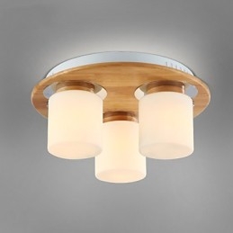 Luci da soffitto moderne in legno originali ad alta luminosità in stile country