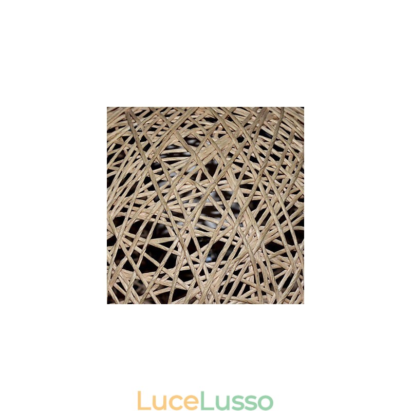 1 lampada da soffitto con paralume a forma di palla