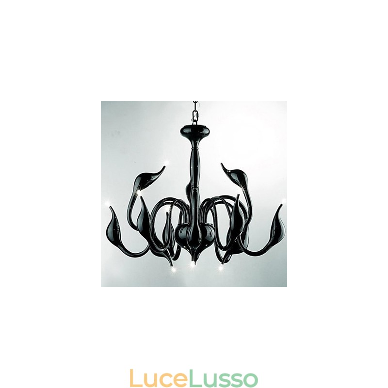 Lampadario moderno e contemporaneo in metallo dipinto a sospensione