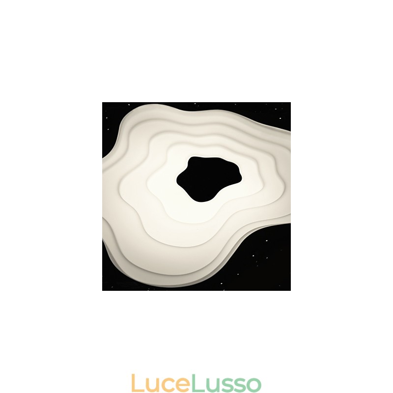 Lampada da soffitto accogliente creativa moda arte lampada da soffitto semplice irregolare