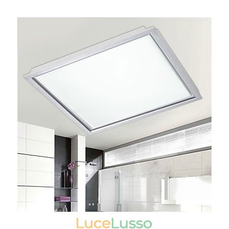 Pannello lampada da soffitto integrato con bordo bianco Pannello lampada da soffitto integrato con bordo bianco