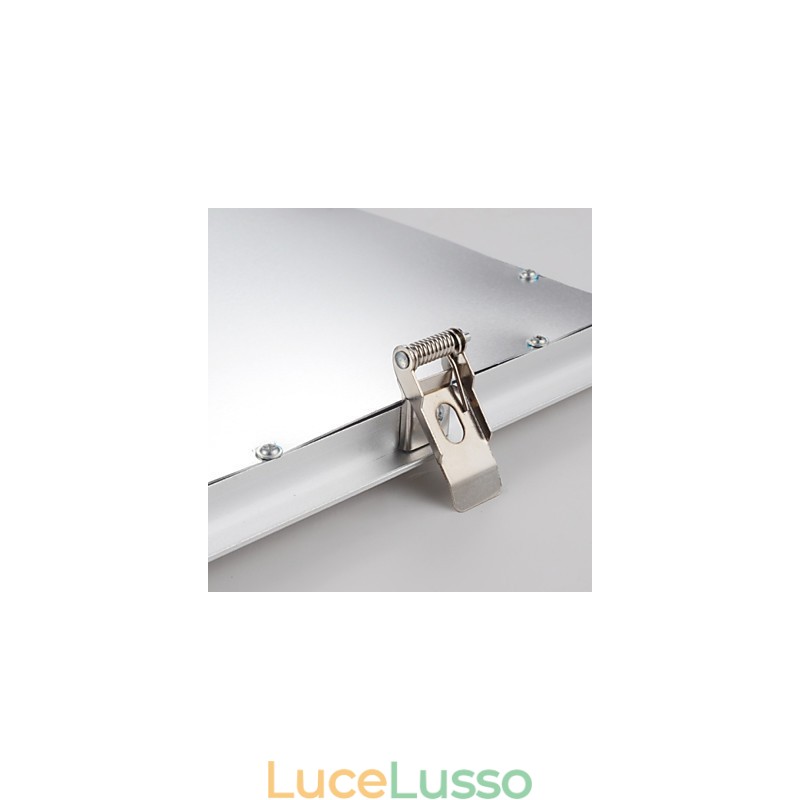 Pannello lampada da soffitto integrato con bordo bianco