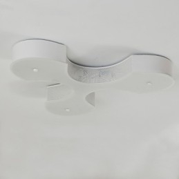 Bidesen Lampade da soffitto moderne in stile europeo semplice e grande a forma di trifoglio