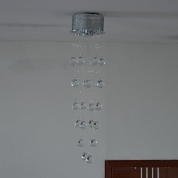 Lampada di cristallo di lusso