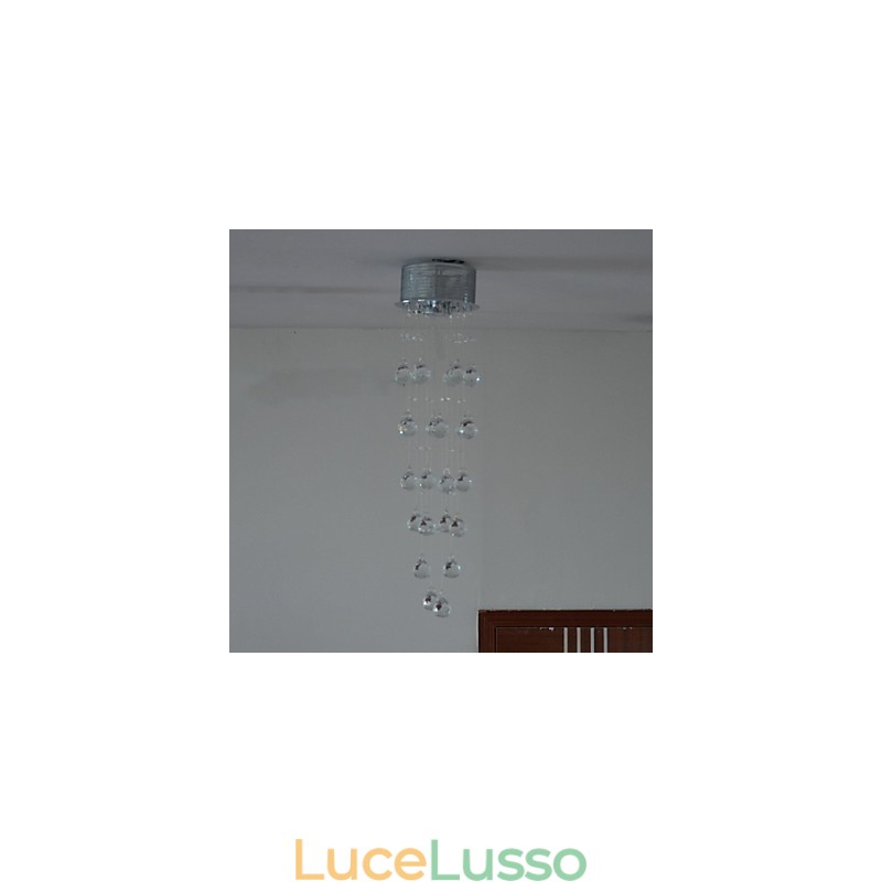 Lampada di cristallo di lusso