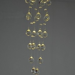 Lampada di cristallo di lusso