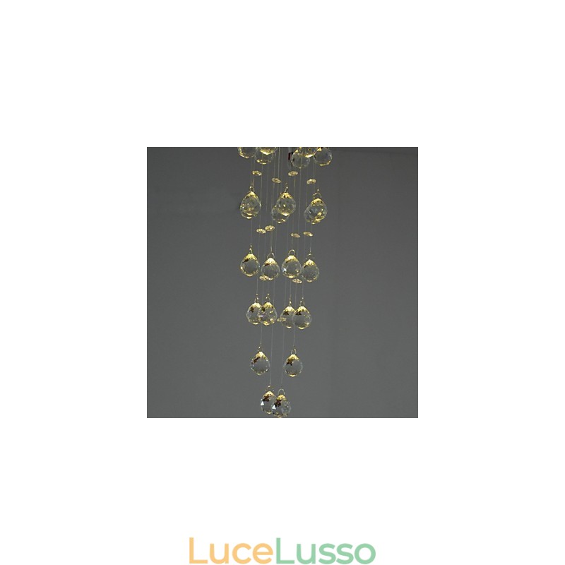 Lampada di cristallo di lusso