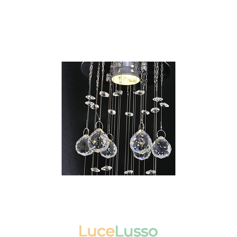 Lampada di cristallo di lusso