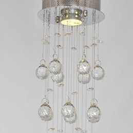 Lampada di cristallo di lusso