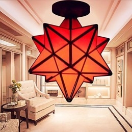 Lampada a cupola con stelle moderne e portico creativo con individualità artistica