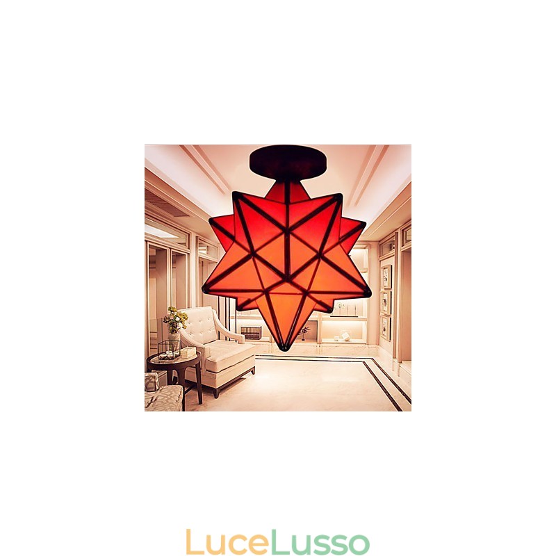 Lampada a cupola con stelle moderne e portico creativo con individualità artistica