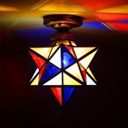 Lampada a cupola con stelle moderne e portico creativo con individualità artistica
