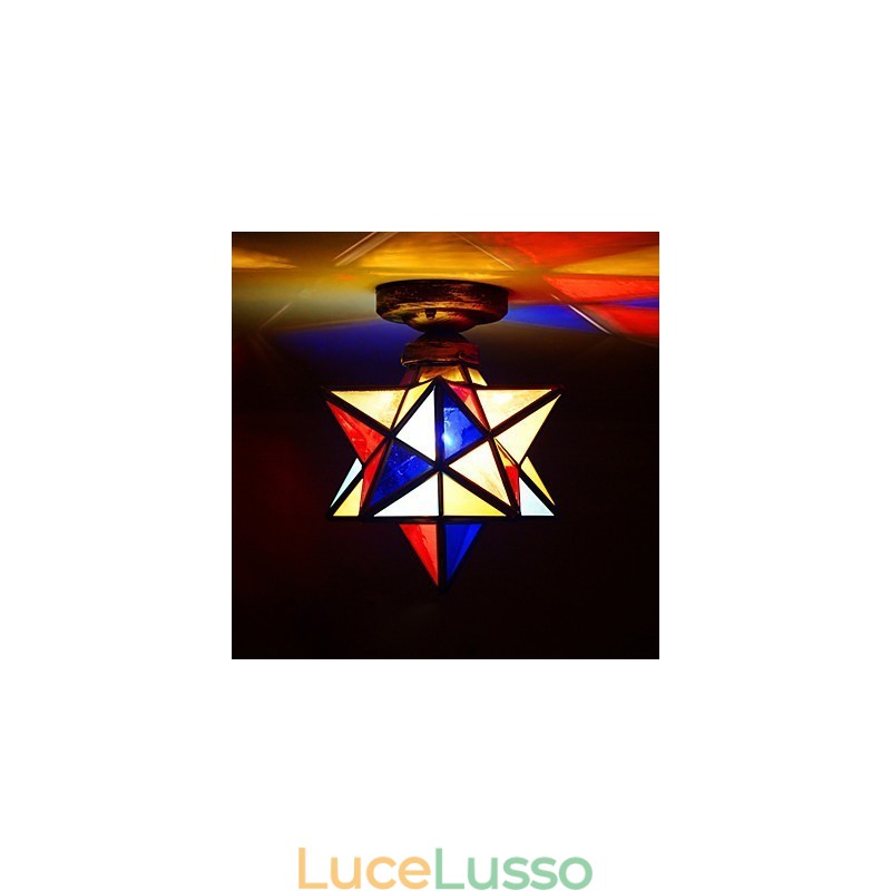 Lampada a cupola con stelle moderne e portico creativo con individualità artistica