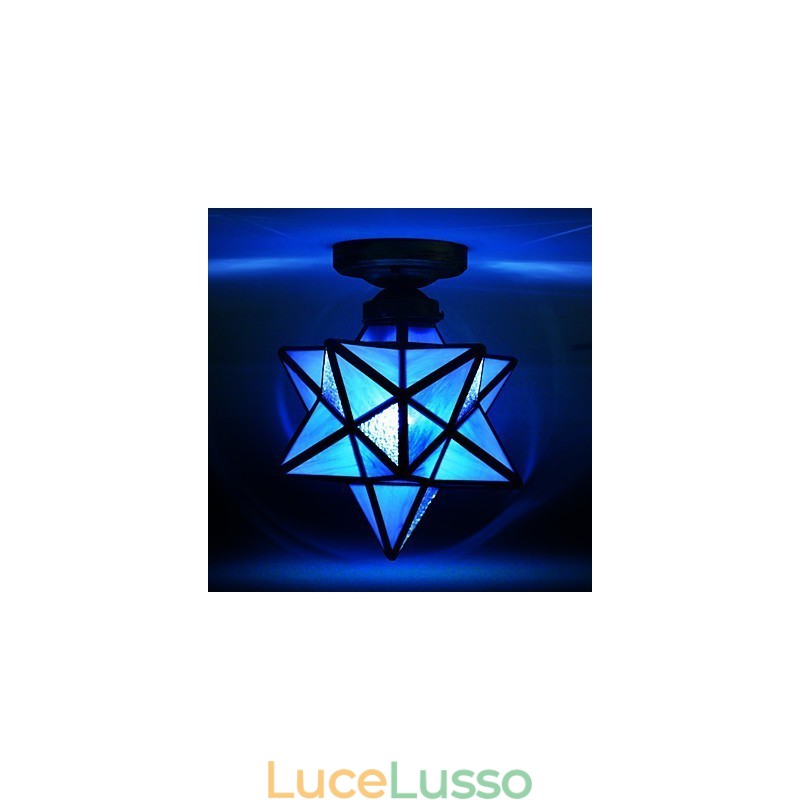 Lampada a cupola con stelle moderne e portico creativo con individualità artistica