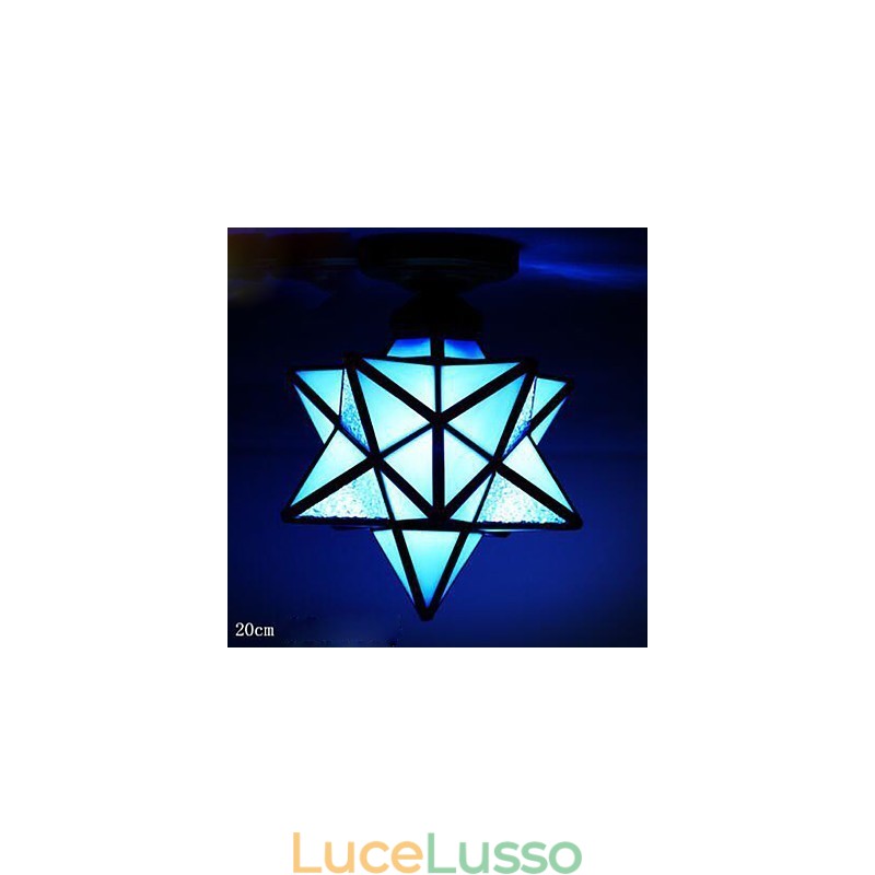 Lampada a cupola con stelle moderne e portico creativo con individualità artistica