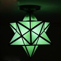 Lampada a cupola con stelle moderne e portico creativo con individualità artistica