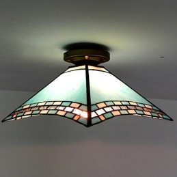 Lampada a coda di rondine da portico mediterraneo da 29,5 cm per assorbire la luce della cupola