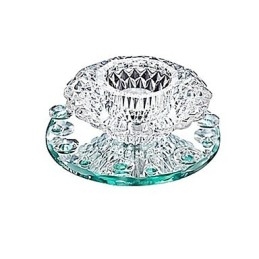 Moderno contemporaneo cristallo mini stile metallo cromato montaggio a filo