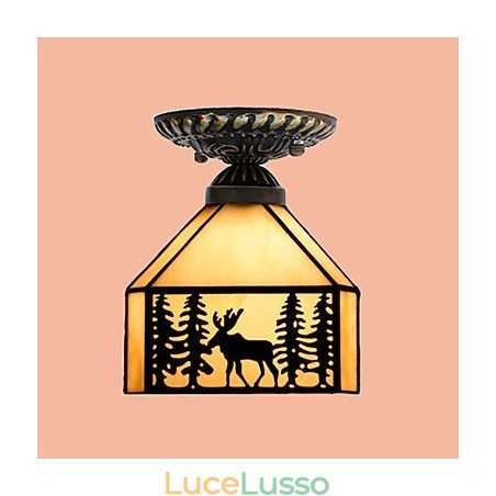 Natale europeo rurale creativo arti vetrate colorate assorbire cupola lampada luce Natale europeo rurale creativo arti vetrate colorate assorbire cupola lampada luce