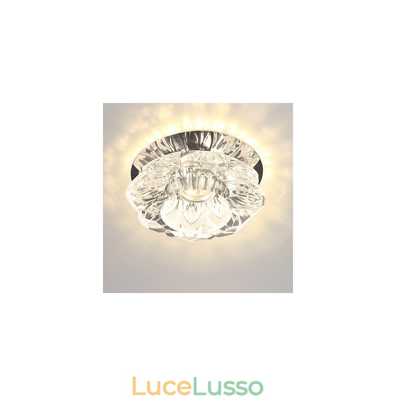 Piccole luci da soffitto in vetro moderne Semplicemente lampada Illuminazione garantita