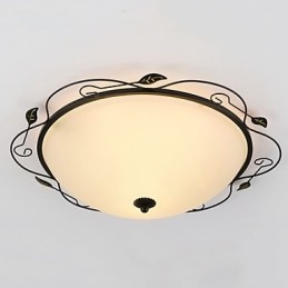 Lampada a cupola con luce di assorbimento rurale classica in stile europeo da 32 cm