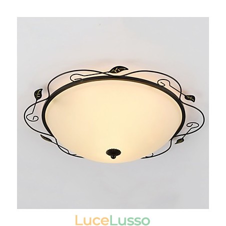 Lampada a cupola con luce di assorbimento rurale classica in stile europeo da 32 cm Lampada a cupola con luce di assorbimento rurale classica in stile europeo da 32 cm