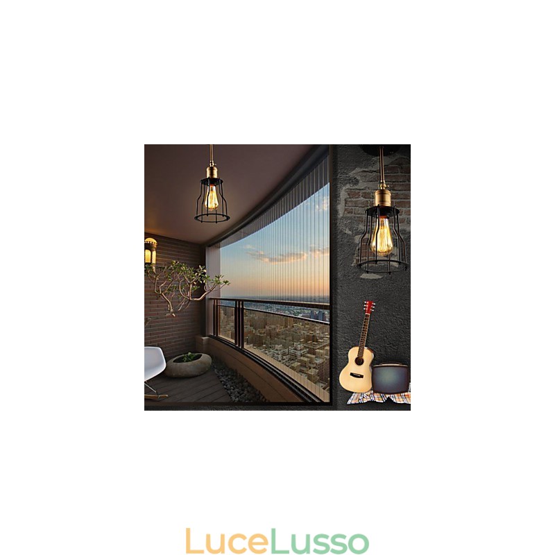 Montaggio a filo Tradizionale Classico Rustico Lodge Vintage Retro Country Metallo