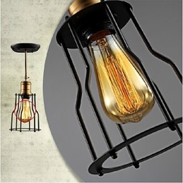 Montaggio a filo Tradizionale Classico Rustico Lodge Vintage Retro Country Metallo