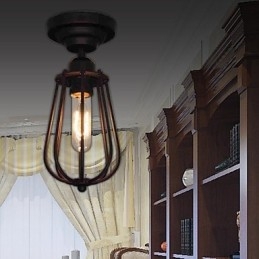 Plafoniere 1 Luce Retro Elegante Artistico MS 86263