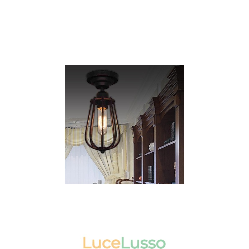 Plafoniere 1 Luce Retro Elegante Artistico MS 86263
