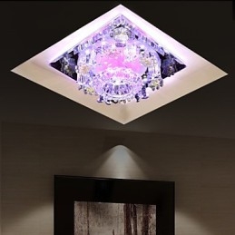 Lampada quadrata per vaiolo Luce di cristallo Luce creativa Lampada a cupola Lampada a tubo Luce