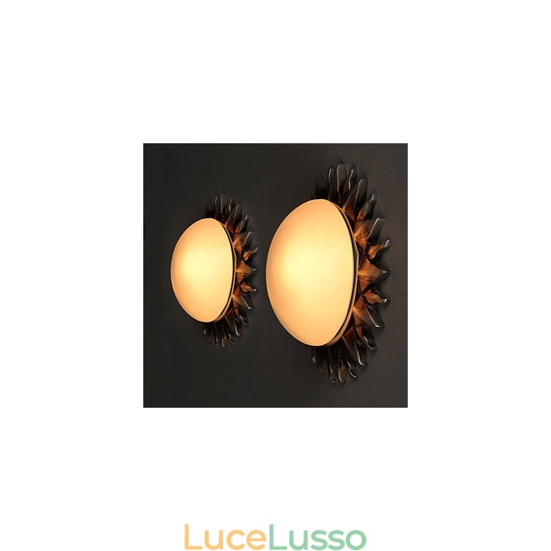 26*8CM Contemporary And Contracted Cartoon Art Sunflowers Absorb Dome Light