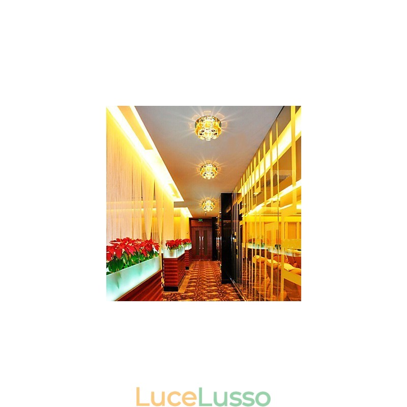 Lampada di cristallo 12*4.5cm Smd CreativeTube Faretto Assorbe la luce della cupola