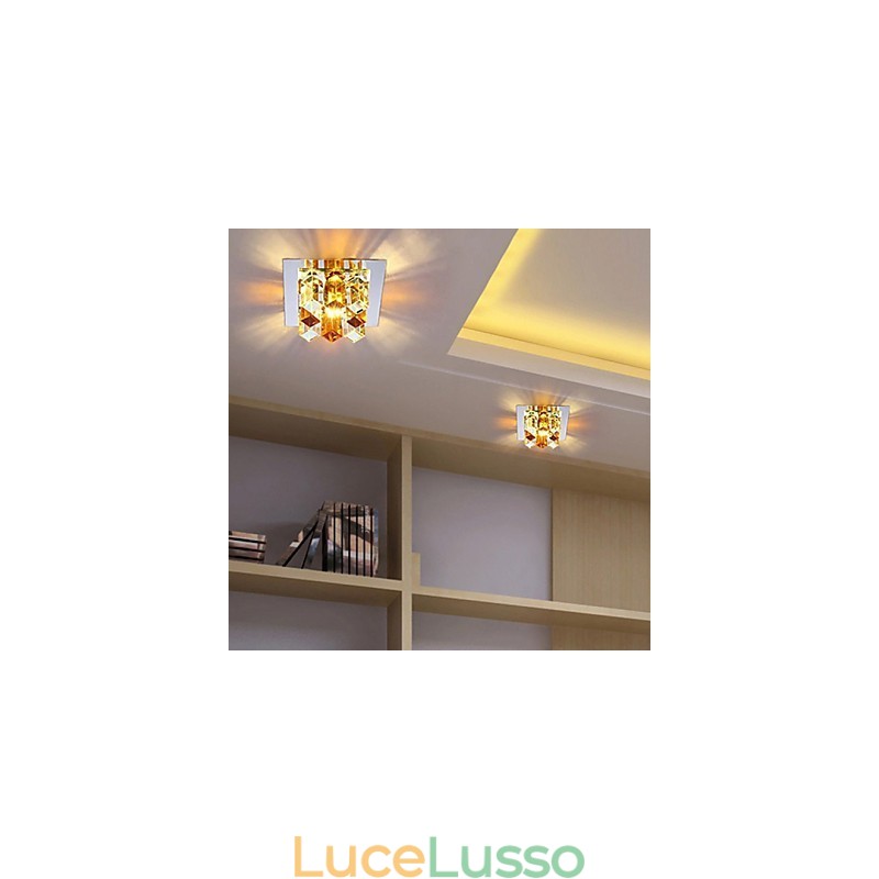 Lampada di cristallo 12*4.5cm Smd CreativeTube Faretto Assorbe la luce della cupola