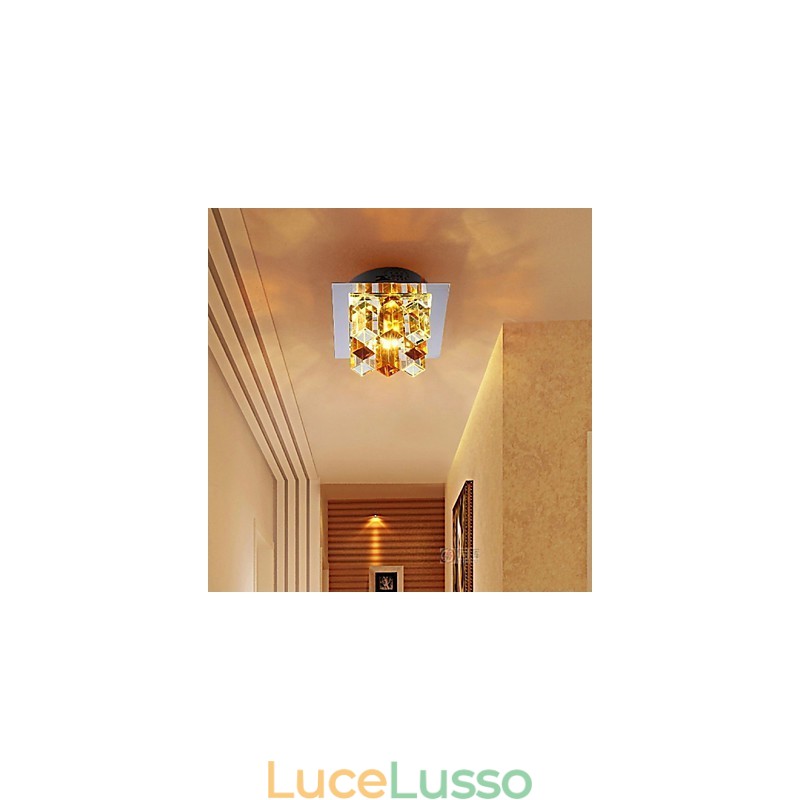 Lampada di cristallo 12*4.5cm Smd CreativeTube Faretto Assorbe la luce della cupola