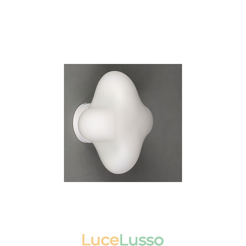 Cupola di vetro Lucky Grass a testa singola contemporanea e contratta da 22*22 cm