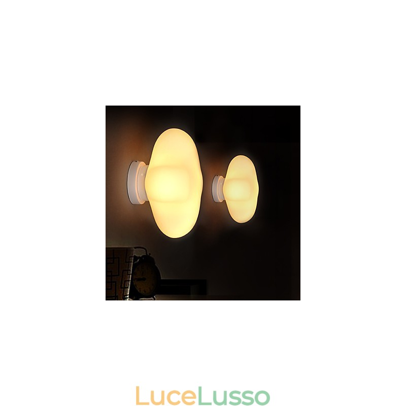 Cupola di vetro Lucky Grass a testa singola contemporanea e contratta da 22*22 cm