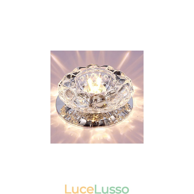 Lampada da soffitto in cristallo Faretto SMD 3W Lampada creativa Assorbe la luce della cupola