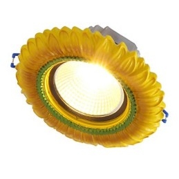 Lampada da soffitto europea da 1 watt, diametro del foro 6,7 cm, retrò mediterraneo