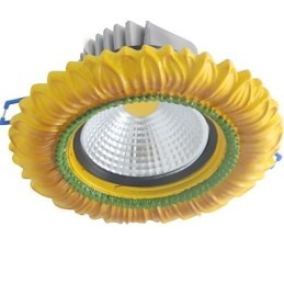 Lampada da soffitto europea da 1 watt, diametro del foro 6,7 cm, retrò mediterraneo